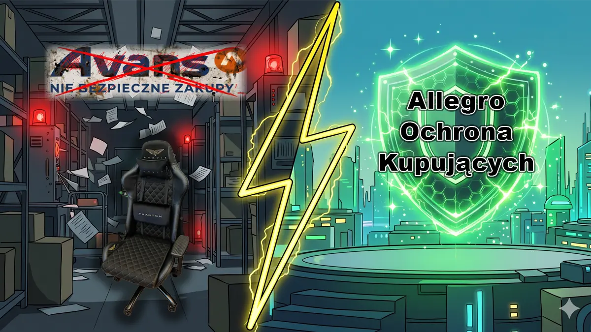 Fotel Gamvis Phantom - koszmarna reklamacja w Avans rozwiązana przez program Allegro Ochrona Kupujących